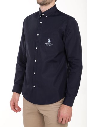 Camisa Azul Royal County Of Berkshire Polo Club