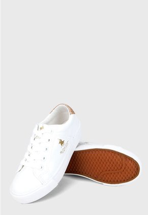 Tenis Lifestyle Blanco-Dorado Royal County of Berkshire Polo Club