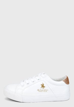 Tenis Lifestyle Blanco-Dorado Royal County of Berkshire Polo Club