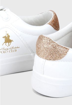 Tenis Lifestyle Blanco-Dorado Royal County of Berkshire Polo Club