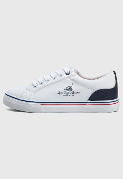 Tenis Lifestyle Blanco-Azul-Rojo Royal County of Berkshire Polo Club