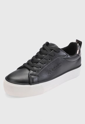 Tenis Lifestyle Negro-Blanco-Plateado Oscuro Royal County of Berkshire Polo Club