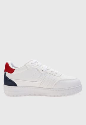 Tenis Lifestyle Blanco-Rojo-Azul Royal County of Berkshire Polo Club