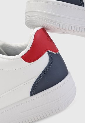 Tenis Lifestyle Blanco-Rojo-Azul Royal County of Berkshire Polo Club