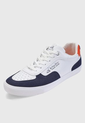 Tenis Lifestyle Blanco-Azul-Naranja Royal County of Berkshire Polo Club