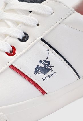 Tenis Lifestyle Marfil-Rojo-Azul Royal County of Berkshire Polo Club
