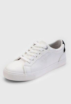 Tenis Lifestyle Blanco-Azul Navy Royal County of Berkshire Polo Club