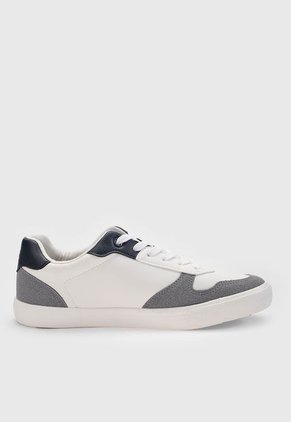 Tenis Lifestyle Blanco-Gris-Azul Royal County of Berkshire Polo Club