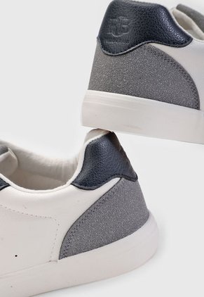 Tenis Lifestyle Blanco-Gris-Azul Royal County of Berkshire Polo Club