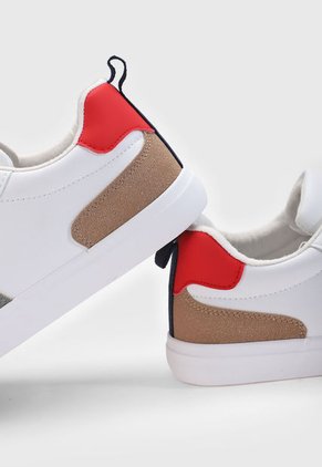 Tenis Lifestyle Blanco-Ocre-Rojo Royal County of Berkshire Polo Club