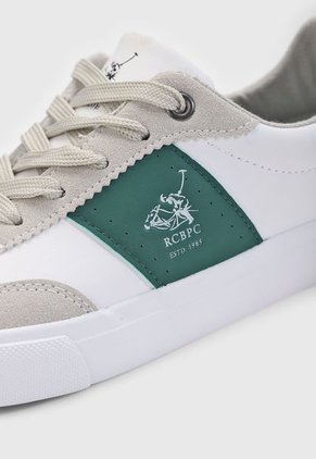 Tenis Lifestyle Blanco-Gris-Verde Royal County of Berkshire Polo Club