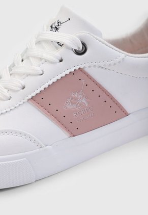 Tenis Lifestyle Blanco-Palo Rosa-Negro Royal County of Berkshire Polo Club