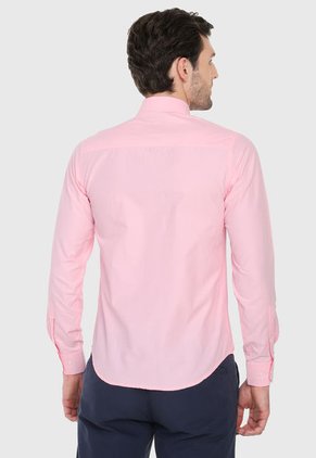 Camisa Rosa-Azul Royal County Of Berkshire Polo Club