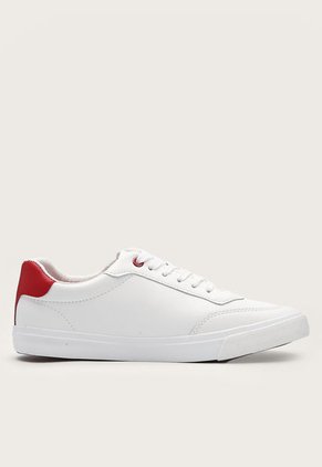 Tenis Lifestyle Blanco-Rojo-Azul Navy Royal County of Berkshire Polo Club