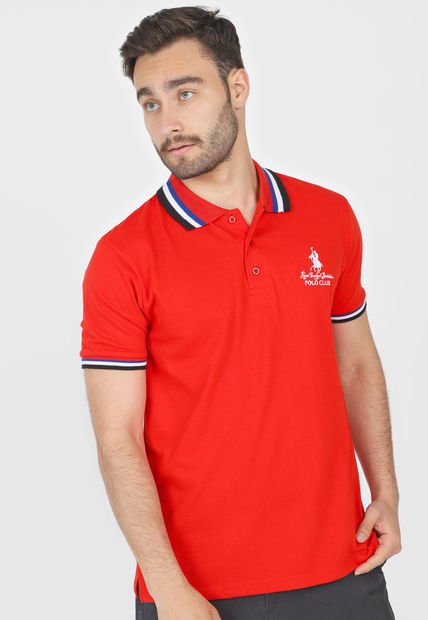Polo Rojo-Azul-Blanco Royal County Of Berkshire Polo Club