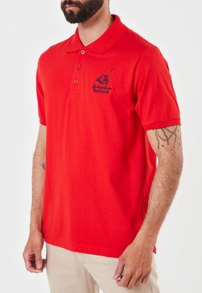 Camiseta Polo Rojo-Azul Royal County of Berkshire Polo Club