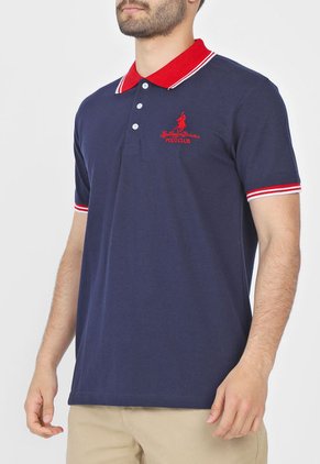 Polo Azul Oscuro-Blanco-Rojo Royal County Of Berkshire Polo Club