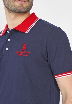 Polo Azul Oscuro-Blanco-Rojo Royal County Of Berkshire Polo Club