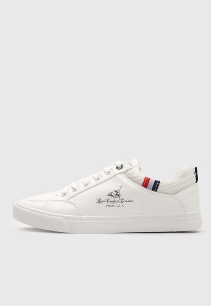 Tenis Lifestyle Blanco-Azul Navy-Rojo Royal County of Berkshire Polo Club