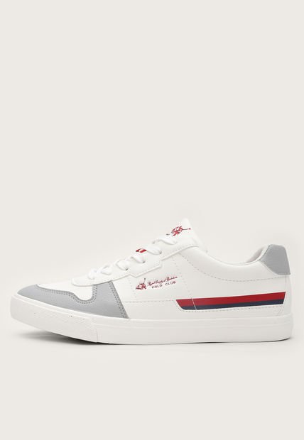 Tenis Lifestyle Blanco-Gris-Rojo Royal County of Berkshire Polo Club