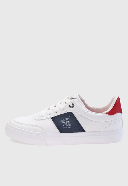 Tenis Lifestyle Blanco-Azul Navy-Rojo Royal County of Berkshire Polo Club