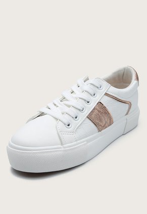 Tenis Lifestyle Blanco-Oro Rosa Royal County of Berkshire Polo Club