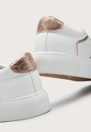 Tenis Lifestyle Blanco-Oro Rosa Royal County of Berkshire Polo Club