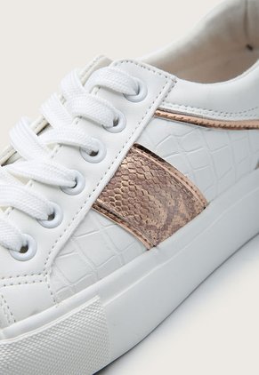 Tenis Lifestyle Blanco-Oro Rosa Royal County of Berkshire Polo Club