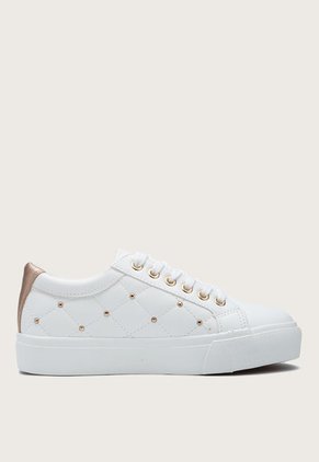 Tenis Lifestyle Blanco-Oro Rosa Royal County of Berkshire Polo Club