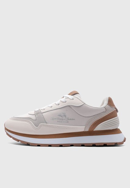 Tenis Beige-Café-Blanco Royal County of Berkshire Polo Club