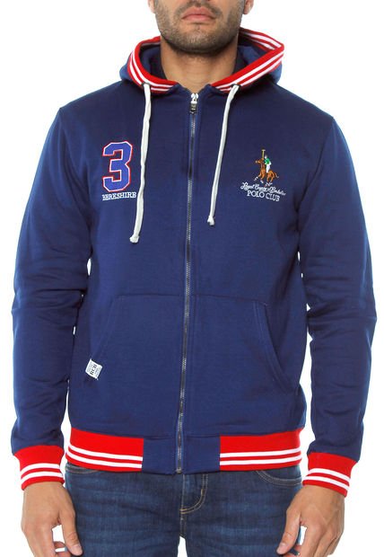 Chaqueta Azul Navy-Rojo Royal County of Berkshire Polo Club