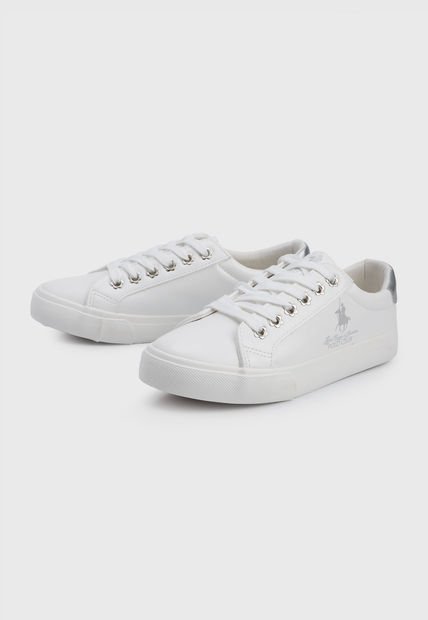 Tenis Lifestyle Blanco Plateado Royal County of Berkshire Polo Club