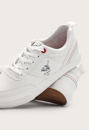 Tenis Lifestyle Blanco-Tojo-Azul Royal County of Berkshire Polo Club