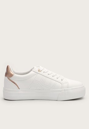 Tenis Lifestyle Blanco-Oro Rosa Royal County of Berkshire Polo Club