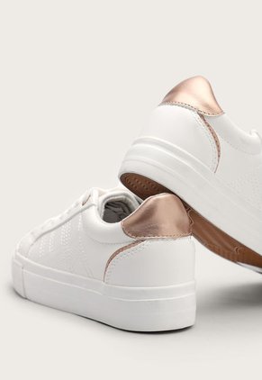 Tenis Lifestyle Blanco-Oro Rosa Royal County of Berkshire Polo Club