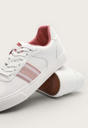 Tenis Lifestyle Blanco-Palo Rosa Royal County of Berkshire Polo Club