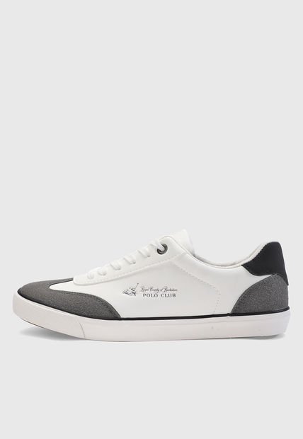 Tenis Lifestyle Blanco-Gris-Negro Royal County of Berkshire Polo Club