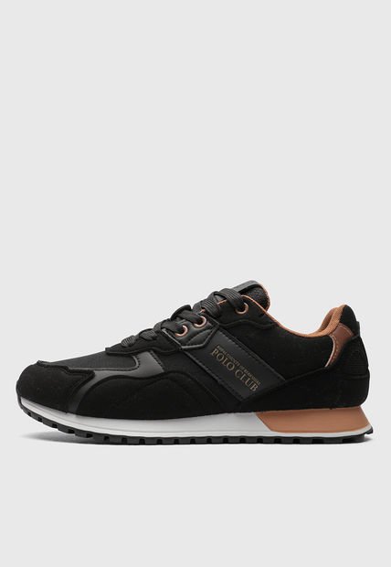 Tenis Lifestyle Negro-Blanco-Pardo Anaranjado Royal County of Berkshire Polo Club