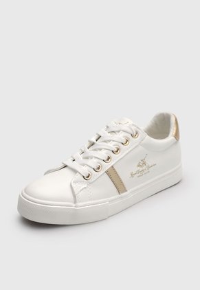 Tenis Lifestyle Blanco-Dorado Royal County of Berkshire Polo Club