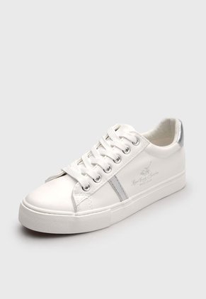 Tenis Lifestyle Blanco-Plateado Royal County of Berkshire Polo Club