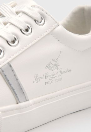 Tenis Lifestyle Blanco-Plateado Royal County of Berkshire Polo Club