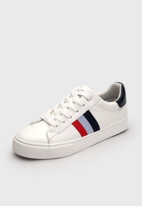 Tenis Lifestyle Blanco-Azul Navy-Rojo Royal County of Berkshire Polo Club