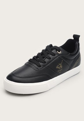 Tenis Lifestyle Negro-Dorado-Blanco Royal County of Berkshire Polo Club