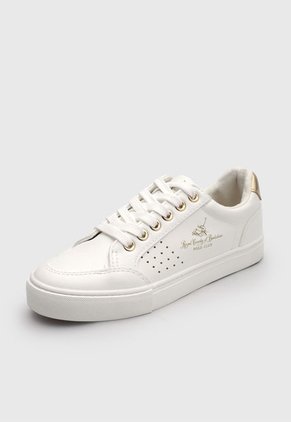 Tenis Lifestyle Blanco-Dorado Royal County of Berkshire Polo Club