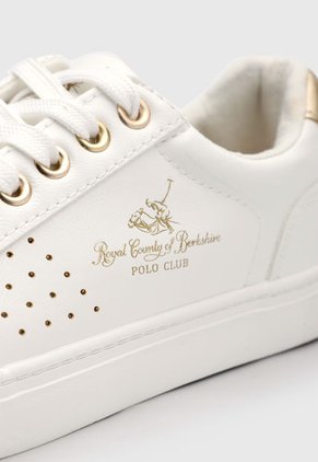 Tenis Lifestyle Blanco-Dorado Royal County of Berkshire Polo Club
