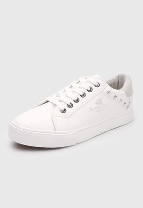 Tenis Lifestyle Blanco-Plateado Royal County of Berkshire Polo Club