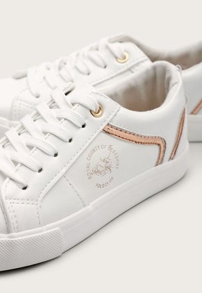 Tenis Lifestyle Blanco-Oro Rosa Royal County of Berkshire Polo Club