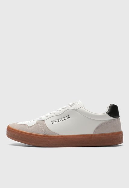 Tenis Lifestyle Blanco-Beige-Azul Navy Royal County of Berkshire Polo Club
