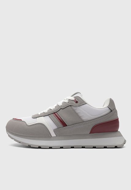 Tenis Lifestyle Blanco-Gris-Vinotinto Royal County of Berkshire Polo Club