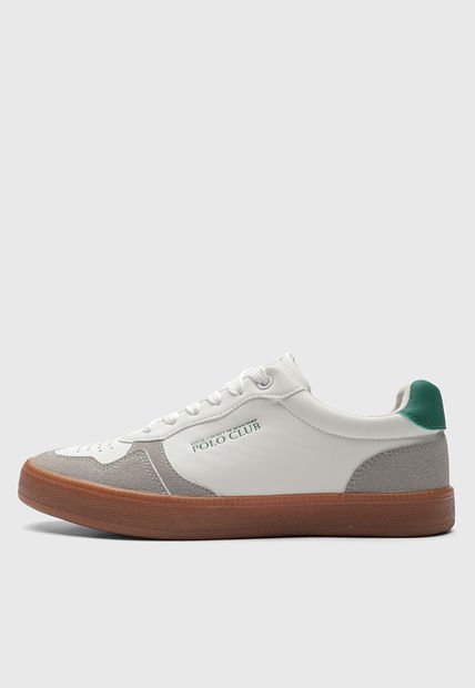 Tenis Lifestyle Blanco-Gris-Verde Royal County of Berkshire Polo Club